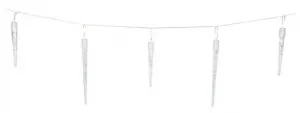 H&S Decoration Vianočná LED reťaz Icicle II 690 cm teplá biela