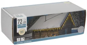 H&S Decoration Vianočná LED reťaz Icicle II 690 cm teplá biela