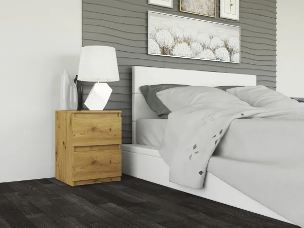 TP Living Nočný stolík Malwa M2 dub artisan