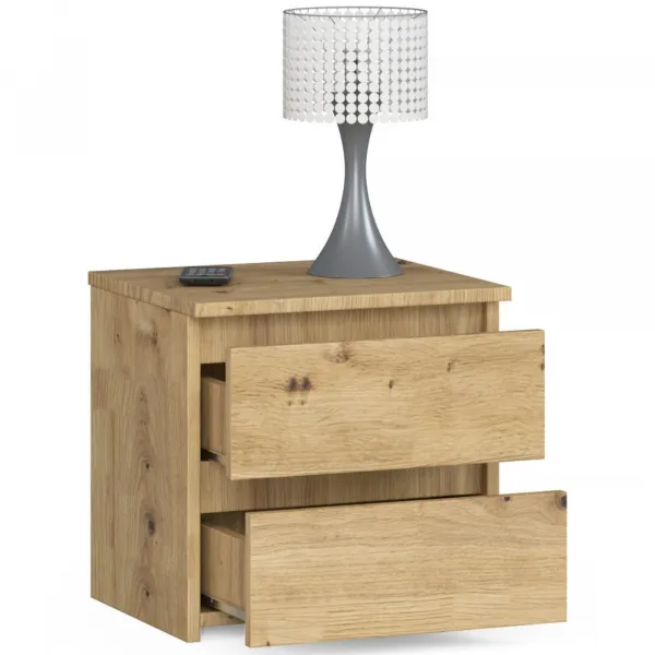 Ak furniture Nočný stolík CL2 40 cm dub artisan