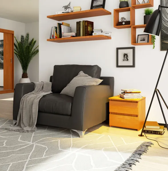 Ak furniture Nočný stolík CL2 40 cm jelša