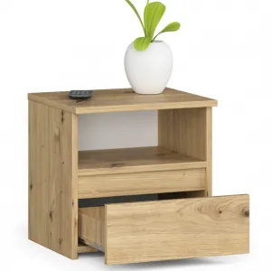 Ak furniture Nočný stolík CL1 40 cm dub artisan