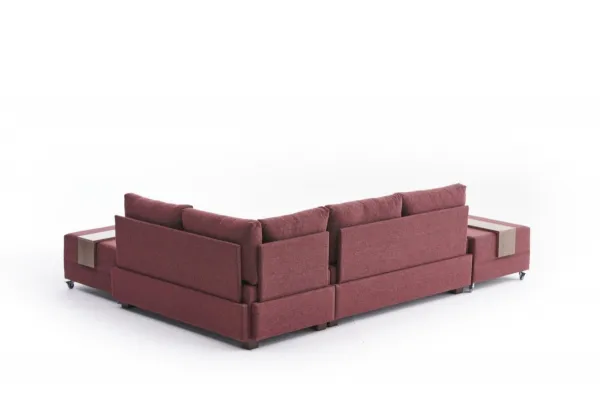 Rohová rozkladacia pohovka Fly Corner Sofa Bed Right - Claret Red