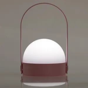 DecoKing Prenosná LED lampa KAMPI ružová