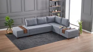 Rohová rozkladacia pohovka Fly Corner Sofa Bed Right- Grey