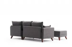 Rohová rozkladacia pohovka Bella Mini RightAnthracite