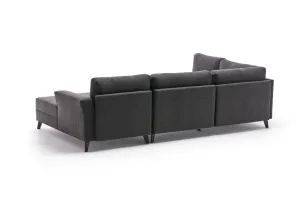 Rohová rozkladacia pohovka Eris - Anthracite
