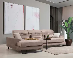 Rohová sedacia súprava / Rohová pohovka Frido Corner Left (Chl+3R) - Beige