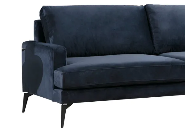 Rohová sedacia súprava / Rohová pohovka Papira Corner Right (L3+Chl) - Navy Blue