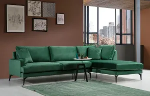 Rohová sedacia súprava / Rohová pohovka Papira Corner (L3+CHL)