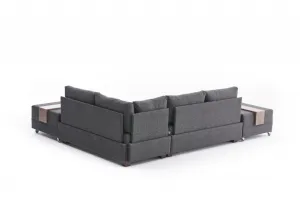 Rohová rozkladacia pohovka Fly Right - Anthracite