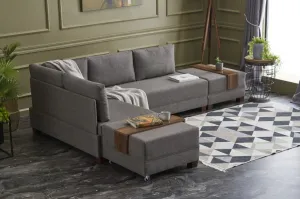 Rohová rozkladacia pohovka Fly Corner Sofa Bed Left - Brown