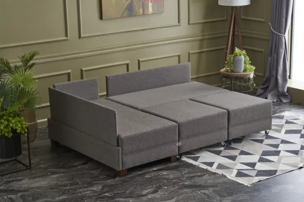 Rohová rozkladacia pohovka Fly Corner Sofa Bed Left - Brown