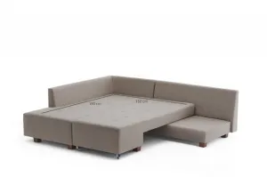 Rohová rozkladacia pohovka Manama Corner Sofa Bed Left - Cream