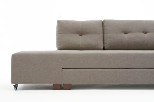 Rohová rozkladacia pohovka Manama Corner Sofa Bed Right - Cream