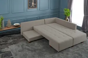Rohová rozkladacia pohovka Manama Corner Sofa Bed Right - Cream