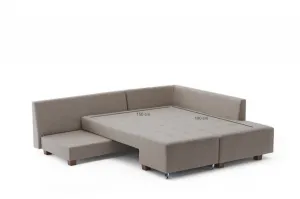 Rohová rozkladacia pohovka Manama Corner Sofa Bed Right - Cream