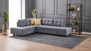 Rohová rozkladacia pohovka Manama Corner Sofa Bed Left - Grey