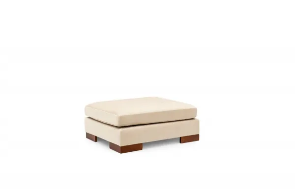 Rohová sedacia súprava / Rohová pohovka Tulip Corner Left With Pouf - Beige
