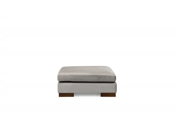 Rohová sedacia súprava / Rohová pohovka Tulip Corner Left With Pouf - Light Grey