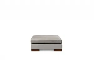 Rohová sedacia súprava / Rohová pohovka Tulip Corner Left With Pouf - Light Grey