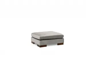 Rohová sedacia súprava / Rohová pohovka Tulip Corner Left With Pouf - Light Grey