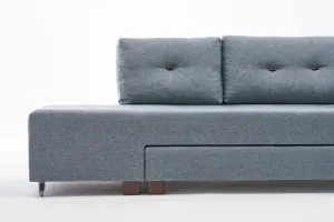Rohová rozkladacia pohovka Manama Corner Sofa Bed Left - Light Blue