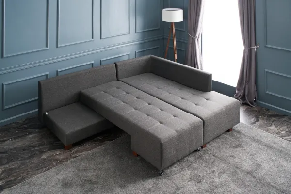 Rohová rozkladacia pohovka Manama Corner Sofa Bed Right - Anthracite