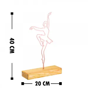 Dekoratívny predmet Ballerina - Copper