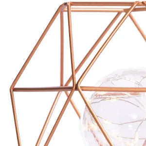 DecoKing LED dekorácia BALBU medená
