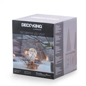 DecoKing LED dekorácia BALBU medená