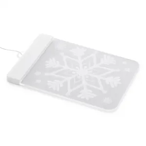 AmeliaHome LED svetelná ozdoba na okno SNOWBALL biela