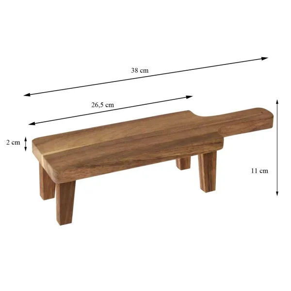 Excellent Houseware Kuchynská doska Prea 38 cm agát