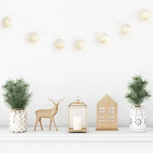 DecoKing LED závesná reťaz TAIME biela