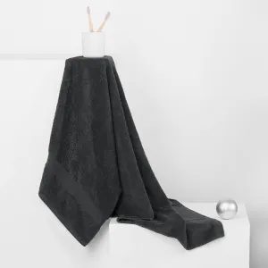 Bavlnený uterák DecoKing Marina uhľový, veľkosť 50x100