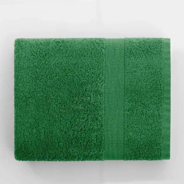 Bavlnený uterák DecoKing Marina zelený, veľkosť 70x140