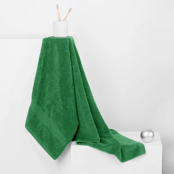 Bavlnený uterák DecoKing Marina zelený, veľkosť 70x140
