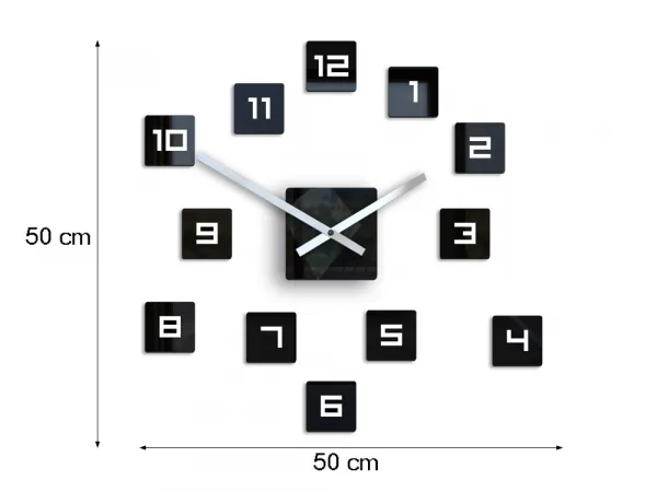 Moderné nástenné hodiny CUBE