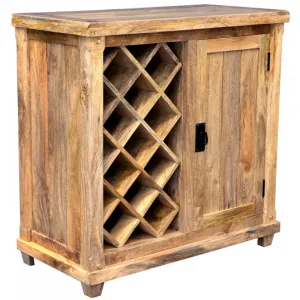 indickynabytok.sk - Barová skriňa Devi 90x90x45 indický masív mango