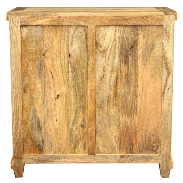 indickynabytok.sk - Barová skriňa Devi 90x90x45 indický masív mango