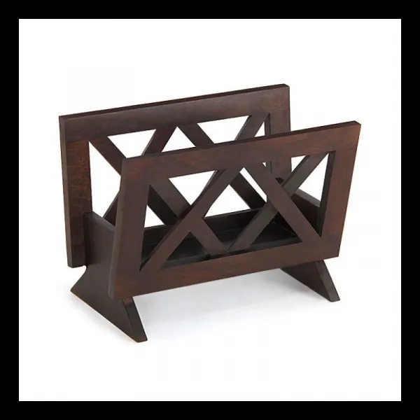indickynabytok.sk - Stojan na noviny Kali 45x35x30 indický masív palisander