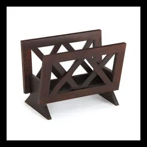 indickynabytok.sk - Stojan na noviny Kali 45x35x30 indický masív palisander
