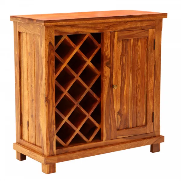 indickynabytok.sk - Barová skriňa Jali 90x90x45 z indického masívu palisander