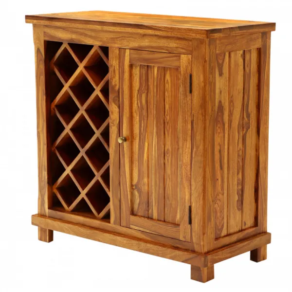 indickynabytok.sk - Barová skriňa Jali 90x90x45 z indického masívu palisander