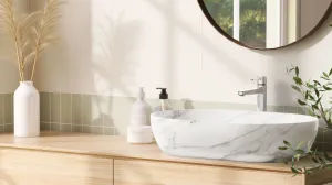 INVENA - Umývadlová batéria vysoká GLAMOUR TREND chróm BU-02-W01-V