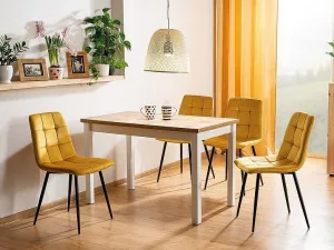 Signal Jedálenská stolička CHIC Matt Velvet Farba: Modrá / velvet 79