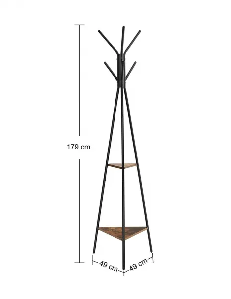 Podlahový vešiak na oblečenie SUPPLIES PROXIMA 49×49×179 cm