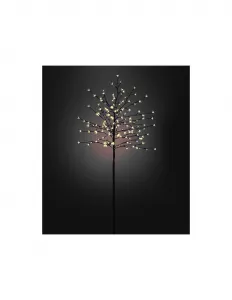 Supplies Ozdobný Vianočný stromček 160xLED 120 cm - čierna farba