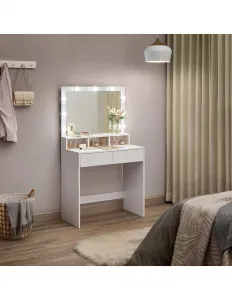 VASAGLE toaletný stolík RDT120T10 biely