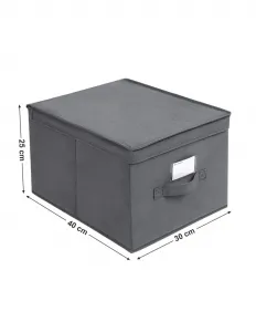 SONGOMICS RFB03G Úložné boxy s vekom 3 ks